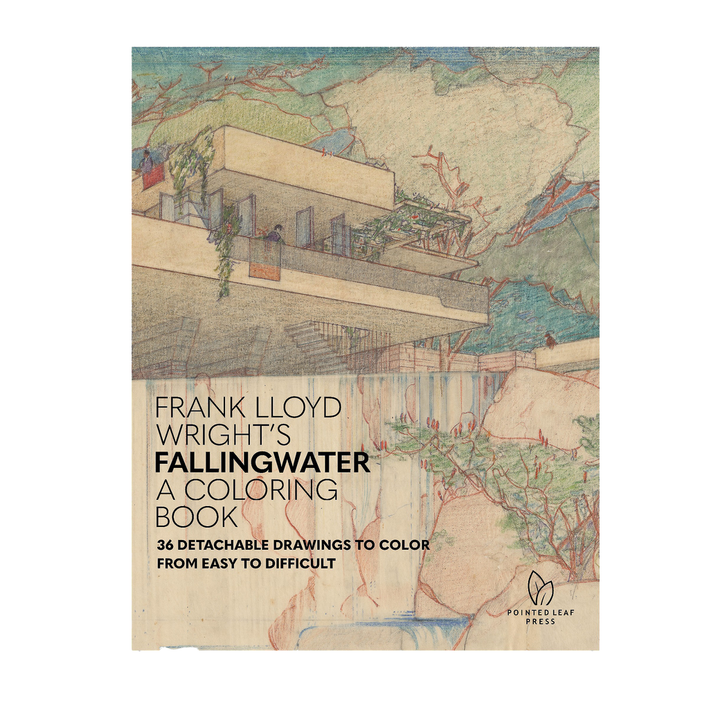NEW! Frank Lloyd Wright's Fallingwater: A Coloring Book