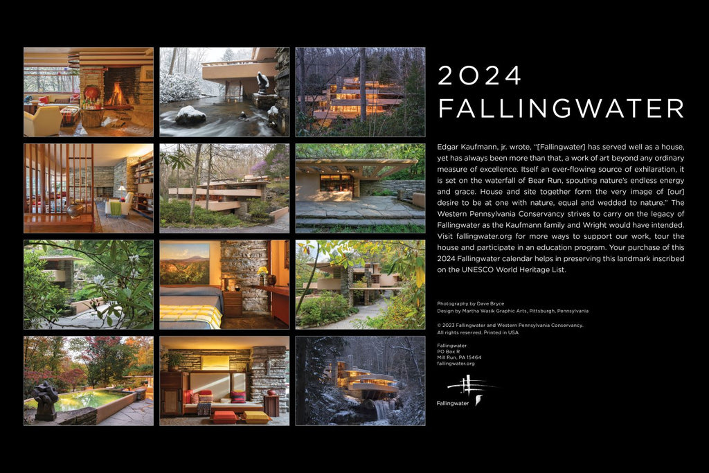 2024 Fallingwater Calendar Fallingwater Museum Store 2024 Fallingwater Calendar Fallingwater Museum Store