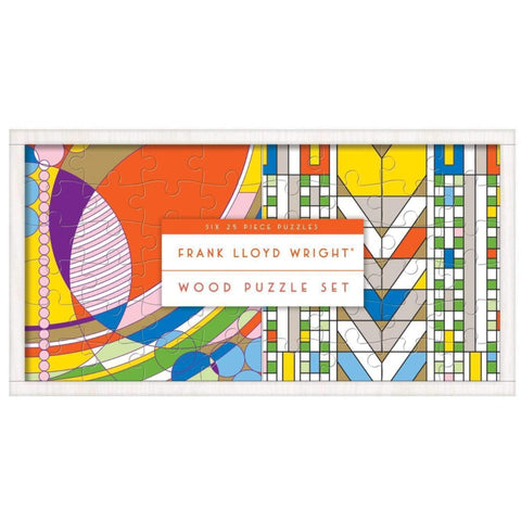 Frank Lloyd Wright Wood Puzzle Set