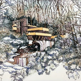 Fallingwater, Winter View Print