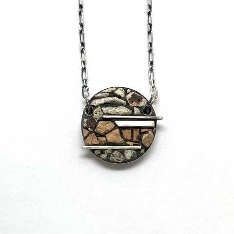 Fallingwater Concrete Pendant Medium