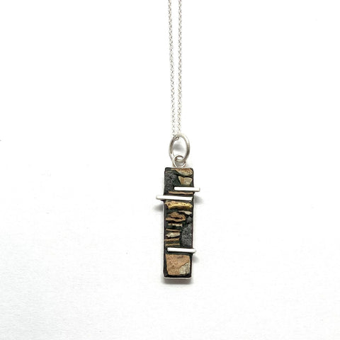 Fallingwater Concrete Pendant Small Rectangle