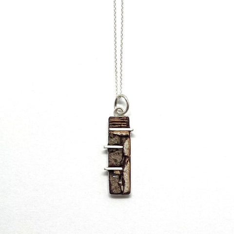 Fallingwater Concrete Pendant Small Rectangle