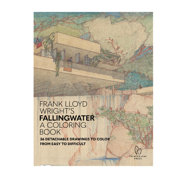 NEW! Frank Lloyd Wright's Fallingwater: A Coloring Book