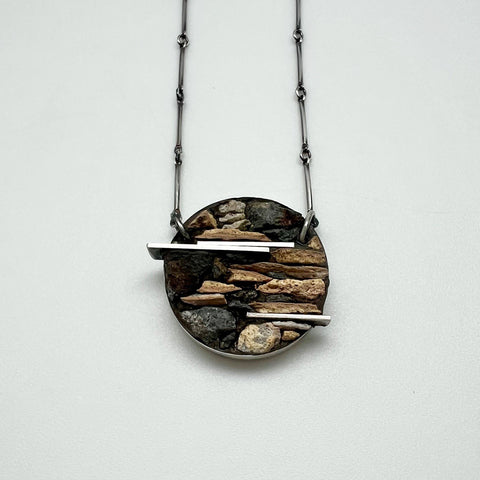 Fallingwater Concrete Pendant Medium