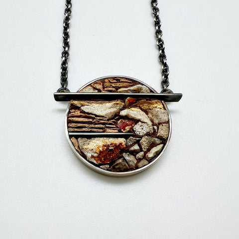 Fallingwater Concrete Pendant Lg