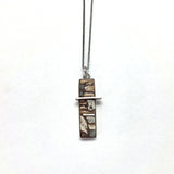 Fallingwater Concrete Pendant Small Rectangle