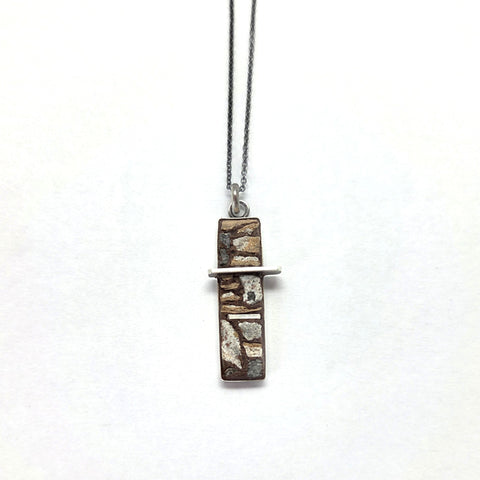 Fallingwater Concrete Pendant Small Rectangle