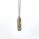 Fallingwater Concrete Pendant Small Rectangle