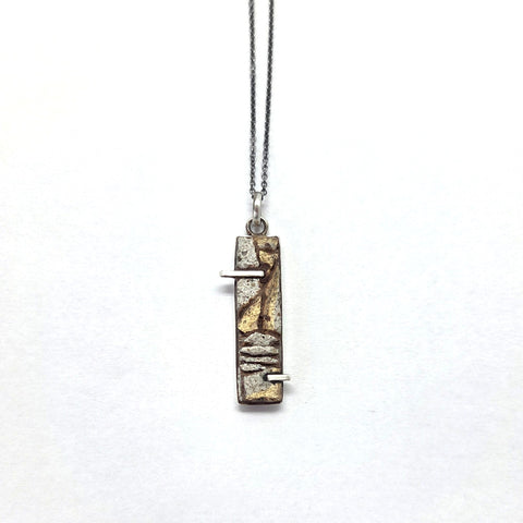 Fallingwater Concrete Pendant Small Rectangle