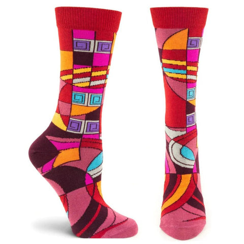 Women's Hoffman Rug Socks (Red)