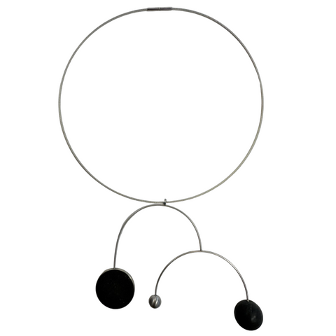 Black Ball Mobile Necklace