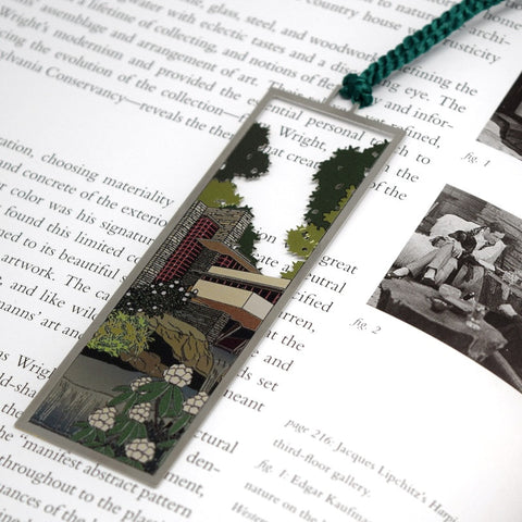Fallingwater Silver Bookmark