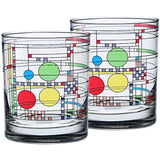 Coonley Playhouse Set of 2, Double Old Fashion Glasses