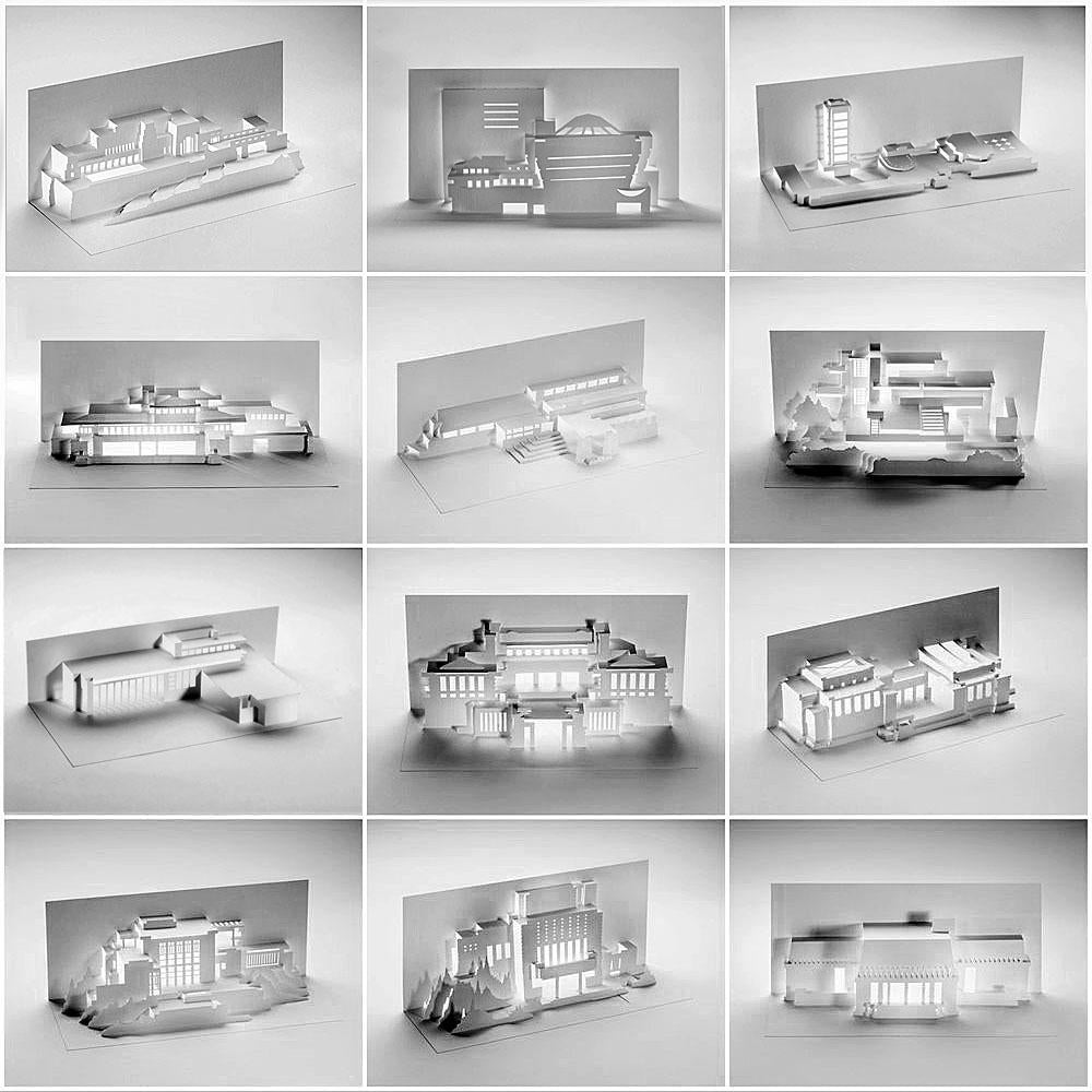 Frank Lloyd Wright's Paper Models – Fallingwater Museum Store