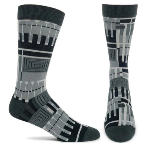 Men's Textile Sock (Black)