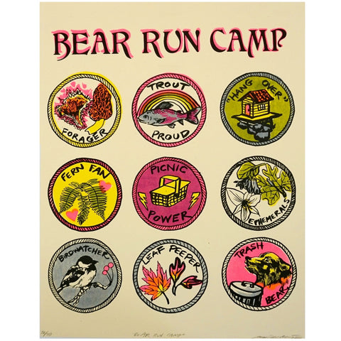 Bear Run Camp Print